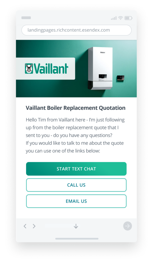 Vaillant RCS Beispiel