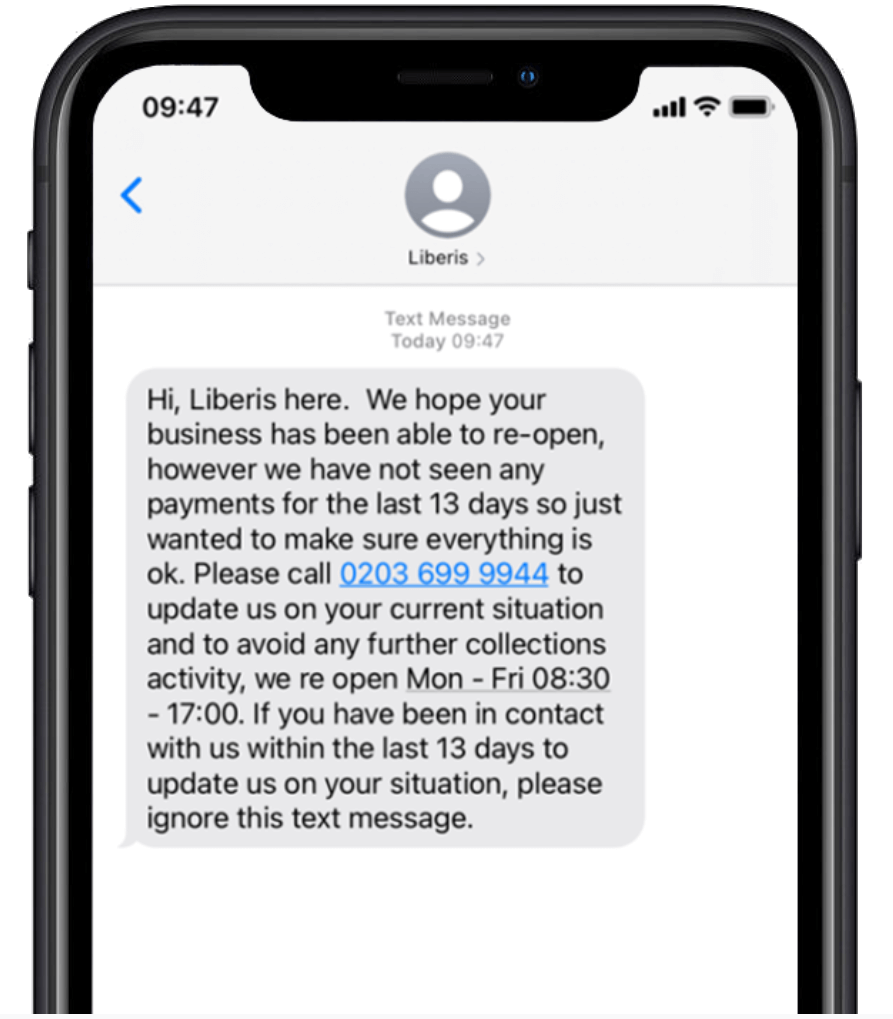 liberis text message