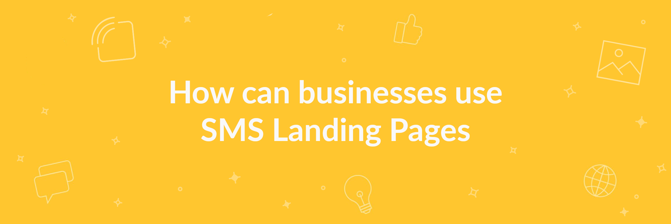 SMS Landing Page banner