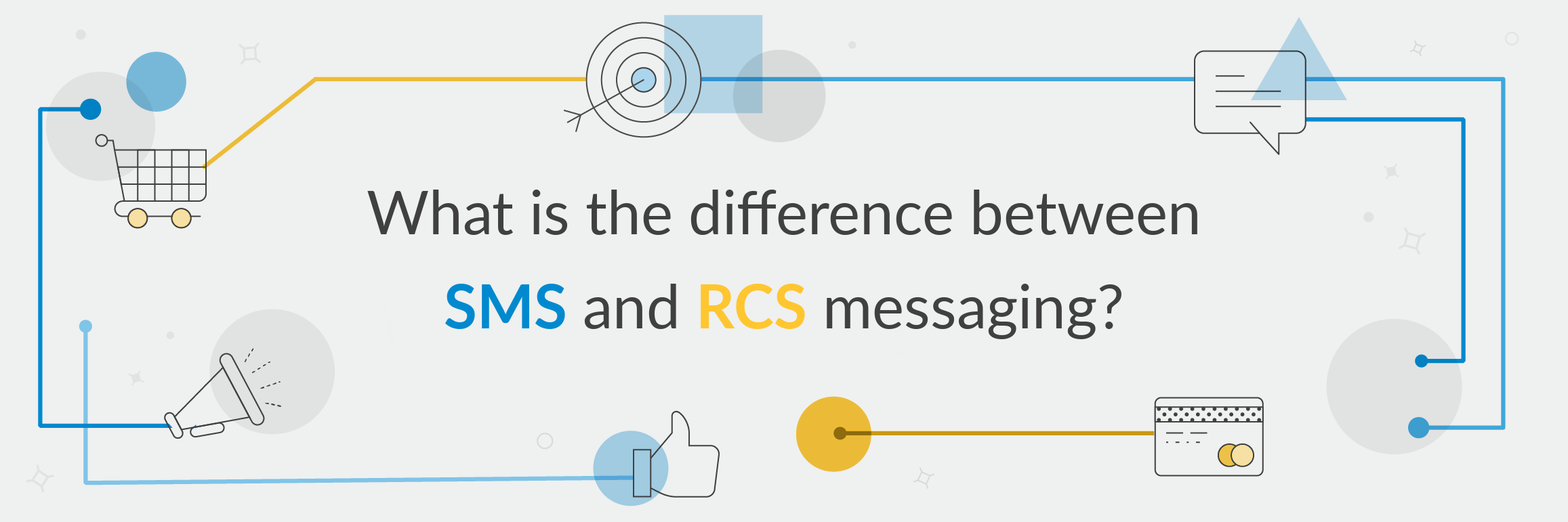 What is the difference between sms and rcs messaging header