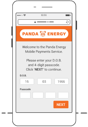 Esendex Mobile Payments illustration for utility companies