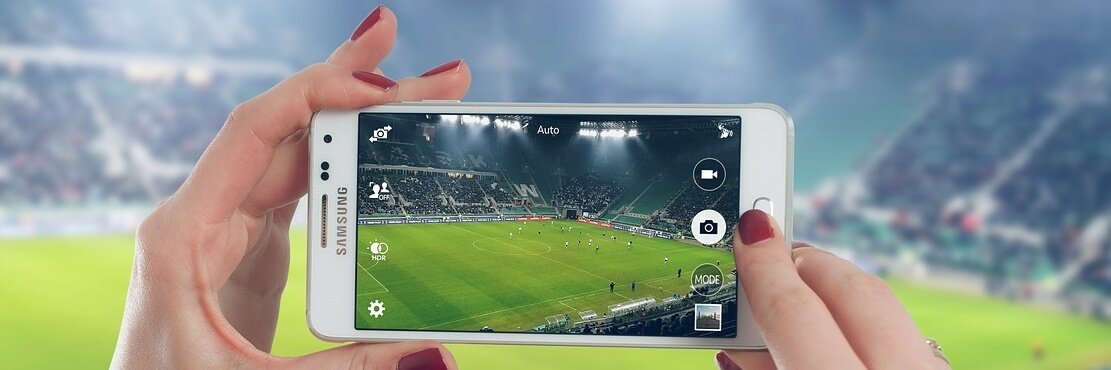 Football fan's mobile